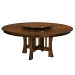 Arts & Crafts Table with Lazy Susan