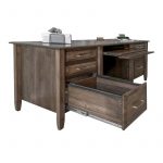 Rocky Mountain Highlights Double Pedestal Desk - Image 2