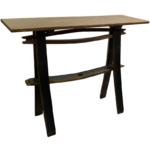 Whiskey Barrel Console Table