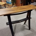 Whiskey Barrel Sofa Table
