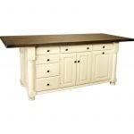 Traditional turned leg Island