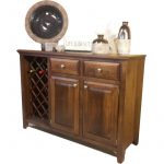 Blue mountain sideboard with wine rack
