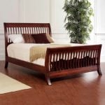 Manhatten Slat Sleigh Bed