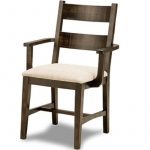Bancroft arm chair with upholstered seat