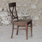 Single X side chair