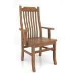 Contour mission arm chair
