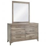 Durham 6 drawer dresser + mirror