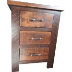 Rustic Timber 3 drawer Night Stand - Image 2