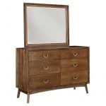 Tucson 6-drawer dresser + mirror