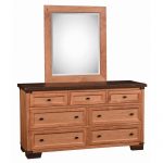 dresser and tall mirror