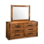 6 drawer dresser and mirror