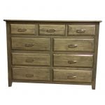 Blue Mountain 9 drawer dresser