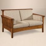 High Back Slat LoveSeat