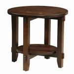 Bungalow round end table
