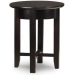 Demilune Round Chair Side Table