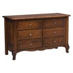 French Country 6 drawer dresser