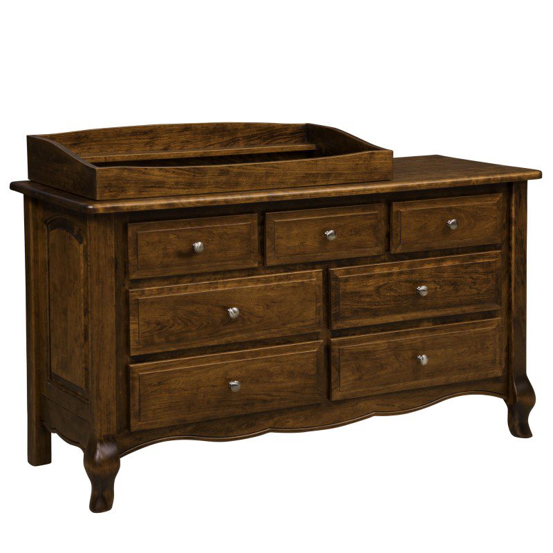 French Country 7 Drawer Dresser