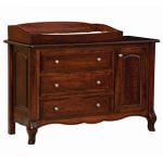 French Country 3 drawer dresser with Door - Image 2