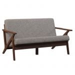 Malaya_Loveseat_Metal_Brown Maple-FC-Earthtone