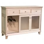 Jordan Buffet with sliding glass doors