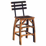 Stave back Barrel Stool