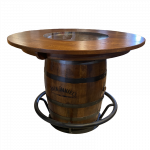 Whiskey Barrel Table