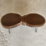 Double heart coffee table