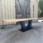 10' live edge dining table