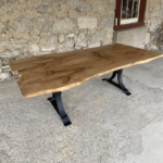 Elm live edge table