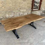 Elm live edge table