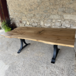 Live edge Elm dining table