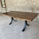 Walnut live edge table