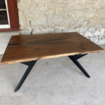 Live edge walnut table