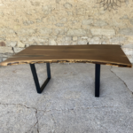 Live edge walnut table