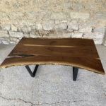 Live edge walnut table