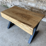 Spalted Maple writing desk with Z base