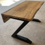 Spalted Maple writing desk with Z base