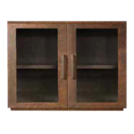 2 glass door sideboard