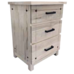 Heritage 3 drawer night stand