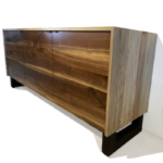 Modern Walnut Credenza