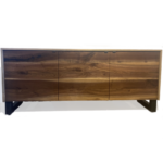 Modern Walnut Credenza