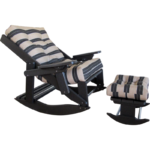 Siesta Premium Comfort Rocker Recliner and Rocking Foot rest