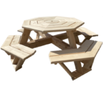 octagon Picnic Table - Cedar