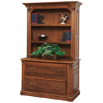 Jefferson Lateral file cabinet with Hutch