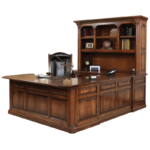 Jefferson U shape Desk & Hutch