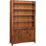 7' Linwood Bookcase w/doors