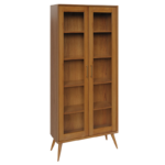 South Shore Glass Bookcase