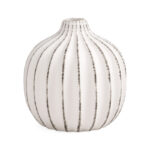 Stiped Bud Vase - Ceramic