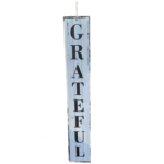 Grateful door sign