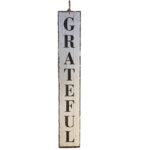 Grateful door sign